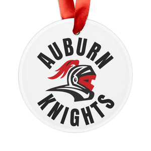 Auburn High School - Acrylic Ornament with Ribbon