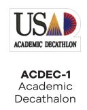 Sleeve Patch - Academic Decathlon ACDEC-1