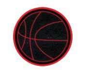 Sleeve Patch - Athletic Bskt-4 Basketball Alternate