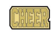 Sleeve Patch - Athletic Cheer-9 Cheer Text