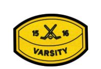 Sleeve Patch - Athletic Hock-4 Hockey Puck
