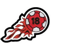 Sleeve Patch - Athletic Soccer Ball with Flames