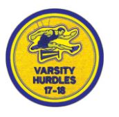 Sleeve Patch - Athletic Track-4 Hurdles