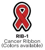 Sleeve Patch - Cancer Ribbon RIB-1
