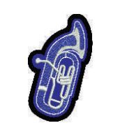 Sleeve Patch - Fine Art Band-12 Baritone Horn