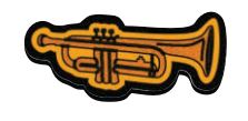 Sleeve Patch - Fine Art Band-7 Trumpet