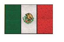 Sleeve Patch - Flag Mexican Flag