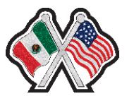 Sleeve Patch - Flag Mexican & American