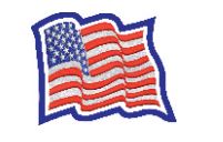 Sleeve Patch - Flag Waving American